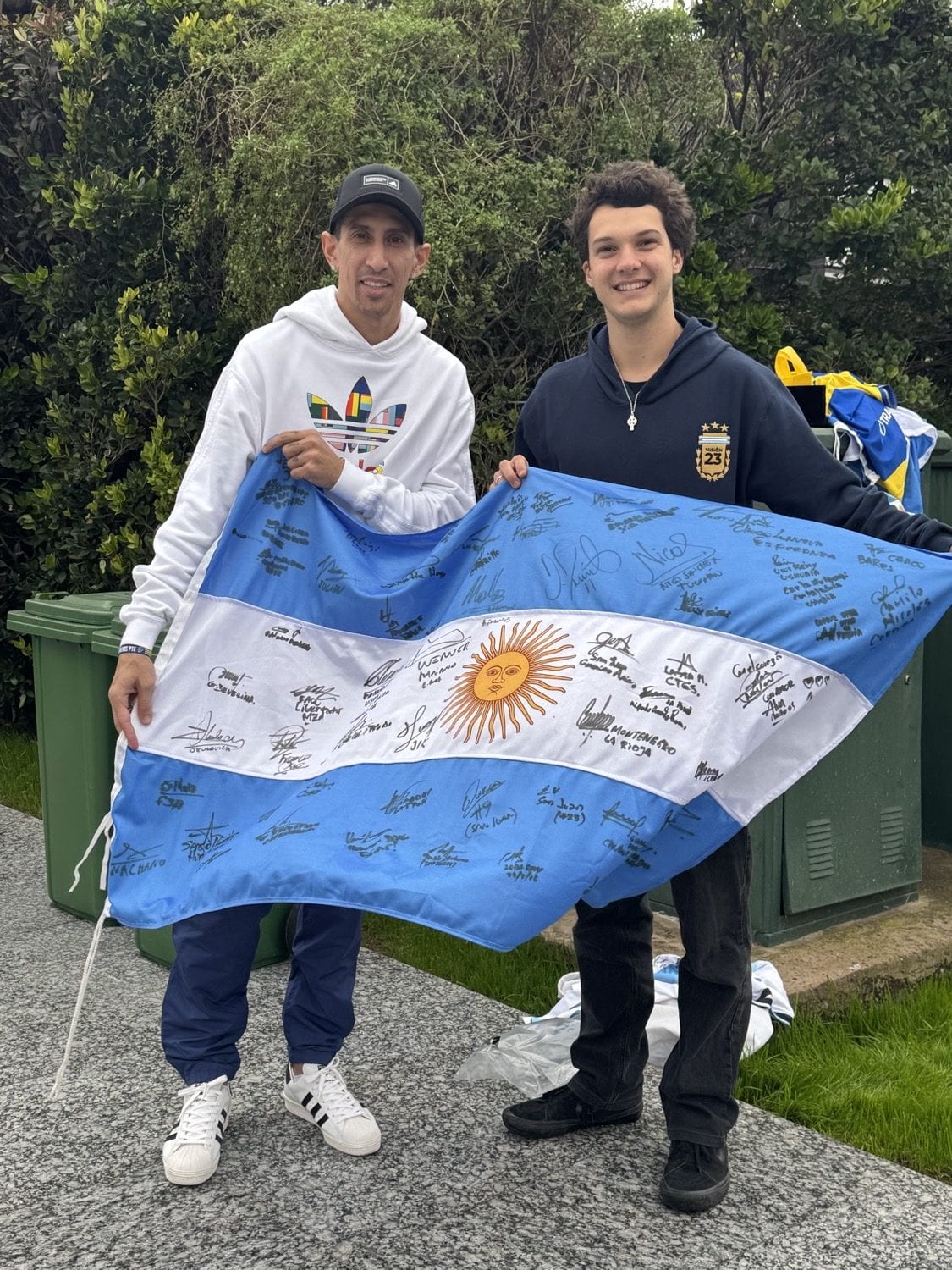 CON ÁNGEL DI MARÍA